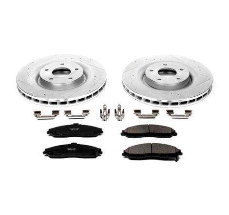 Power Stop 06-09 Cadillac XLR Front Z23 Evolution Sport Brake Kit