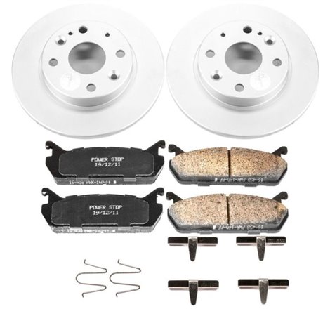 Power Stop 90-93 Mazda Miata Rear Z17 Evolution Geomet Coated Brake Kit