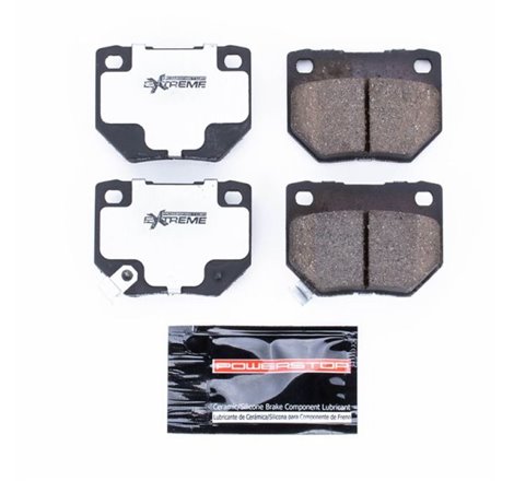 Power Stop 90-96 Nissan 300ZX Rear Z26 Extreme Street Brake Pads w/Hardware