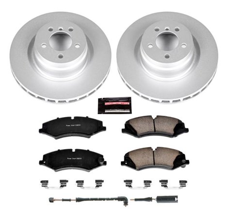 Power Stop 10-12 Land Rover Range Rover Front Z23 Evolution Sport Coated Brake Kit