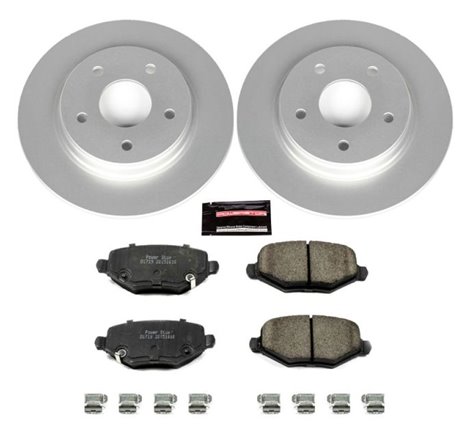 Power Stop 12-16 Chrysler Town & Country Rear Z17 Evolution Geomet Coated Brake Kit