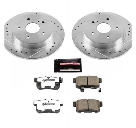 Power Stop 07-13 Suzuki SX4 Rear Z26 Street Warrior Brake Kit