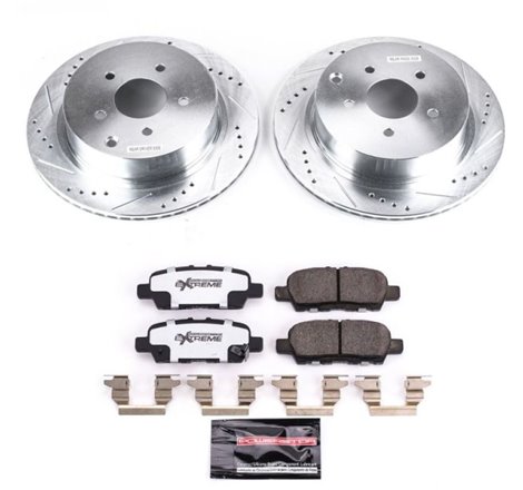 Power Stop 18-19 Infiniti Q50 Rear Z26 Street Warrior Brake Kit