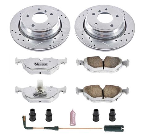 Power Stop 01-03 BMW 525i Rear Z26 Street Warrior Brake Kit