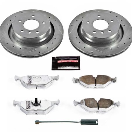 Power Stop 95-99 BMW M3 Rear Z26 Street Warrior Brake Kit