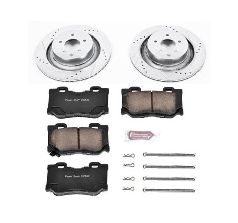 Power Stop 08-13 Infiniti G37 Rear Z23 Evolution Sport Brake Kit