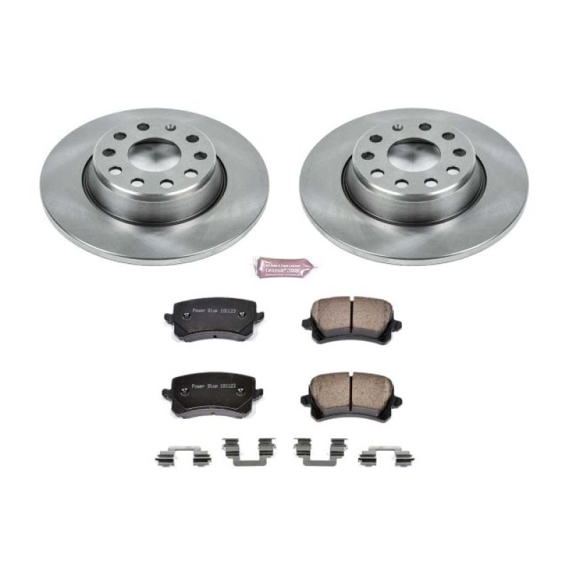 Power Stop 2009 Volkswagen Passat Rear Autospecialty Brake Kit