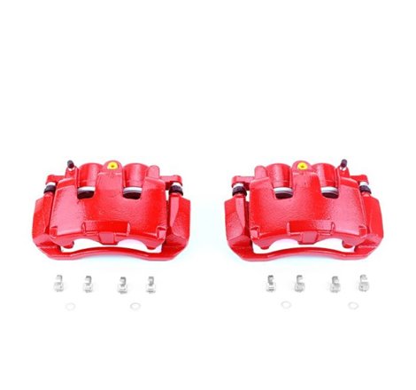 Power Stop 07-09 Chrysler Aspen Front Red Calipers w/Brackets - Pair