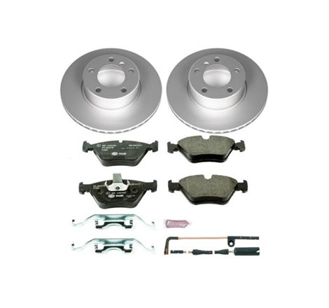 Power Stop 01-03 BMW 525i Front Euro-Stop Brake Kit