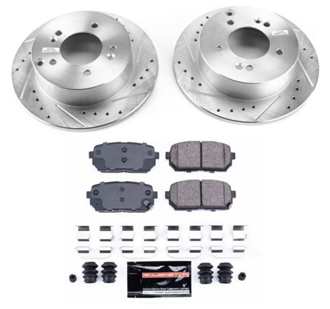 Power Stop 07-10 Kia Rondo Rear Z23 Evolution Sport Brake Kit