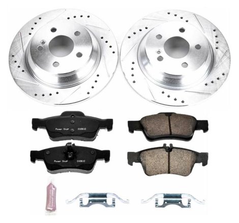 Power Stop 10-13 Mercedes-Benz S400 Rear Z23 Evolution Sport Brake Kit