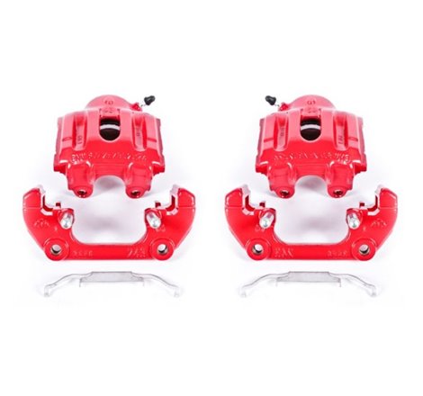 Power Stop 94-95 BMW 540i Front Red Calipers w/Brackets - Pair