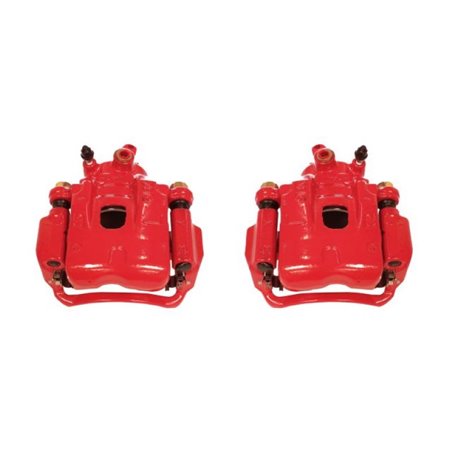 Power Stop 95-04 Toyota Tacoma Front Red Calipers w/Brackets - Pair