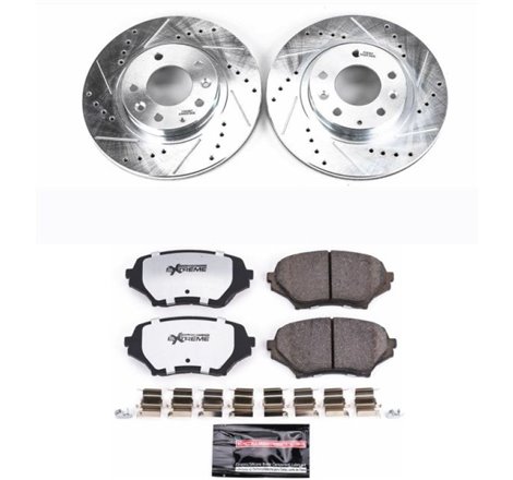 Power Stop 06-15 Mazda MX-5 Miata Front Z26 Street Warrior Brake Kit