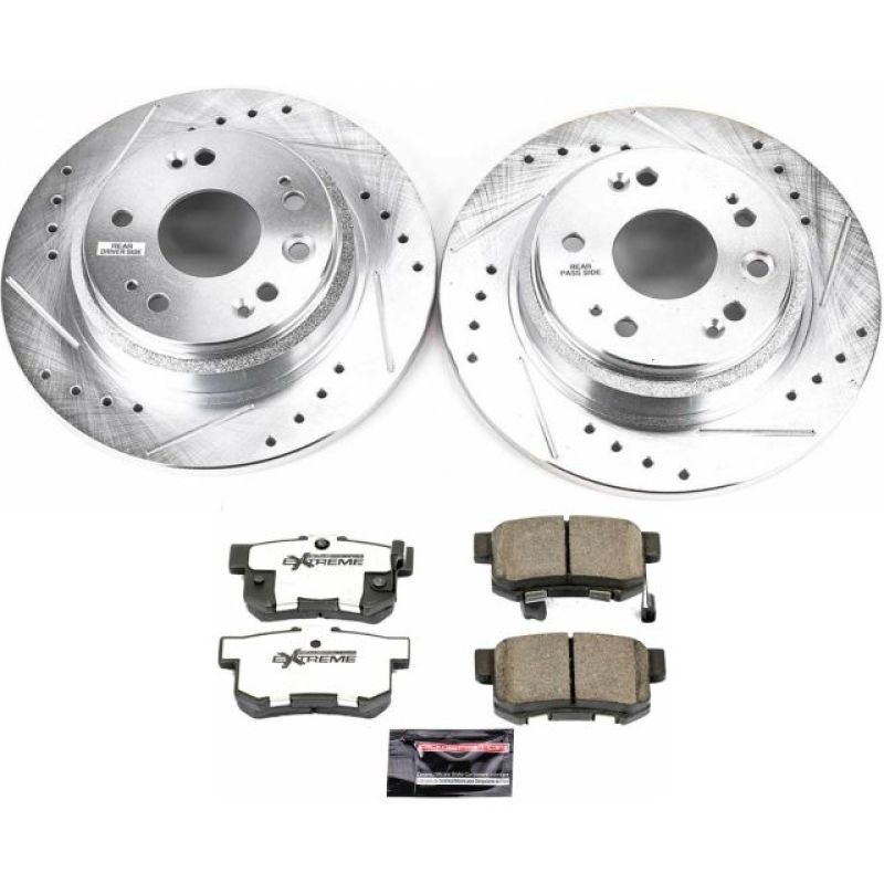 Power Stop 02-04 Acura RL Rear Z26 Street Warrior Brake Kit