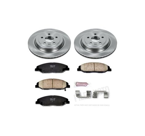 Power Stop 08-14 Cadillac CTS Rear Autospecialty Brake Kit