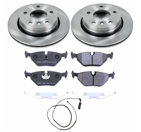 Power Stop 2000 BMW 323Ci Rear Track Day Brake Kit