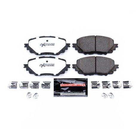 Power Stop 17-19 Fiat 124 Spider Front Z26 Extreme Street Brake Pads w/Hardware