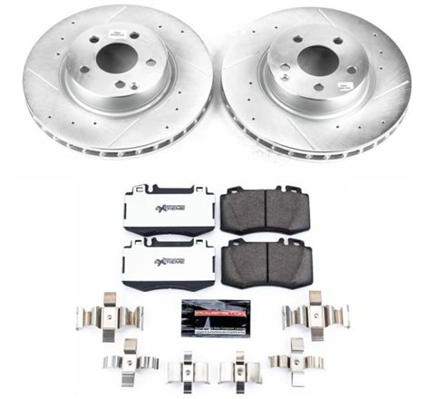 Power Stop 03-06 Mercedes-Benz E500 Front Z26 Street Warrior Brake Kit