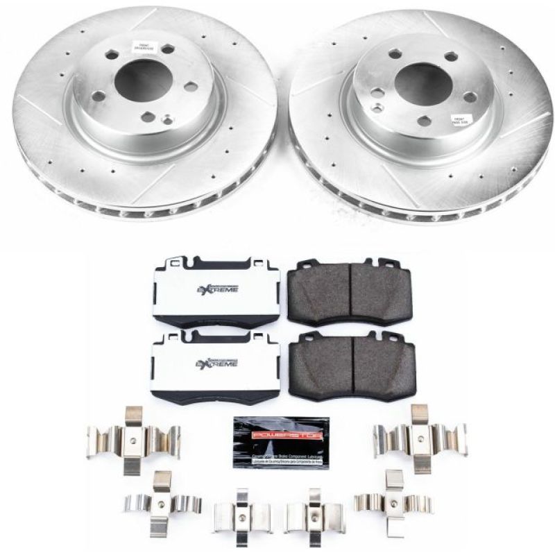 Power Stop 03-06 Mercedes-Benz E500 Front Z26 Street Warrior Brake Kit