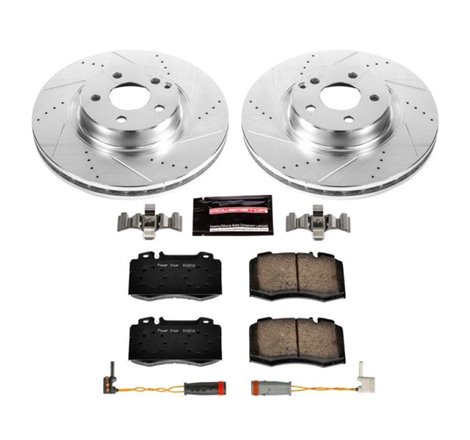 Power Stop 07-09 Mercedes-Benz E350 Front Z23 Evolution Sport Brake Kit