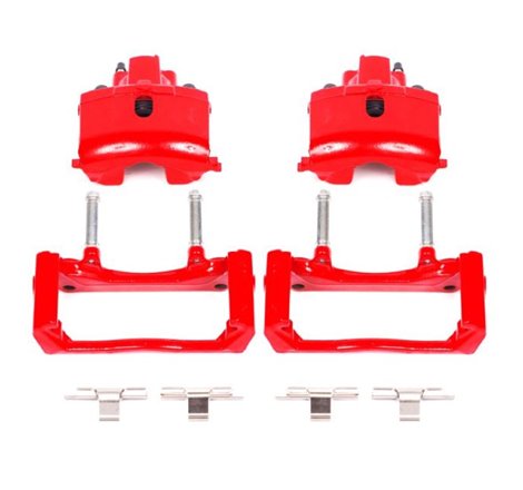 Power Stop 07-09 Chrysler Aspen Rear Red Calipers w/Brackets - Pair