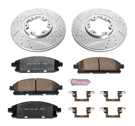 Power Stop 97-03 Infiniti QX4 Front Z36 Truck & Tow Brake Kit