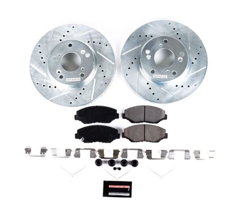 Power Stop 14-15 Acura ILX Front Z23 Evolution Sport Brake Kit