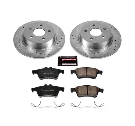 Power Stop 13-18 Ford C-Max Rear Z23 Evolution Sport Brake Kit