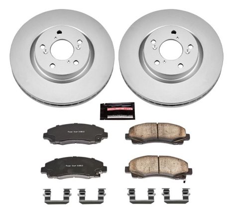 Power Stop 09-14 Acura TL Front Z17 Evolution Geomet Coated Brake Kit