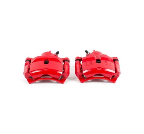 Power Stop 97-99 Acura CL Front Red Calipers w/Brackets - Pair