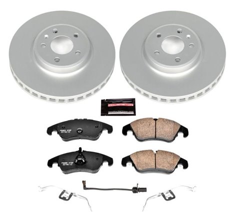 Power Stop 09-11 Audi A4 Front Z23 Evolution Sport Coated Brake Kit