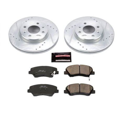 Power Stop 12-18 Hyundai Accent Front Z23 Evolution Sport Brake Kit