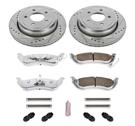 Power Stop 03-11 Ford Crown Victoria Rear Z26 Street Warrior Brake Kit