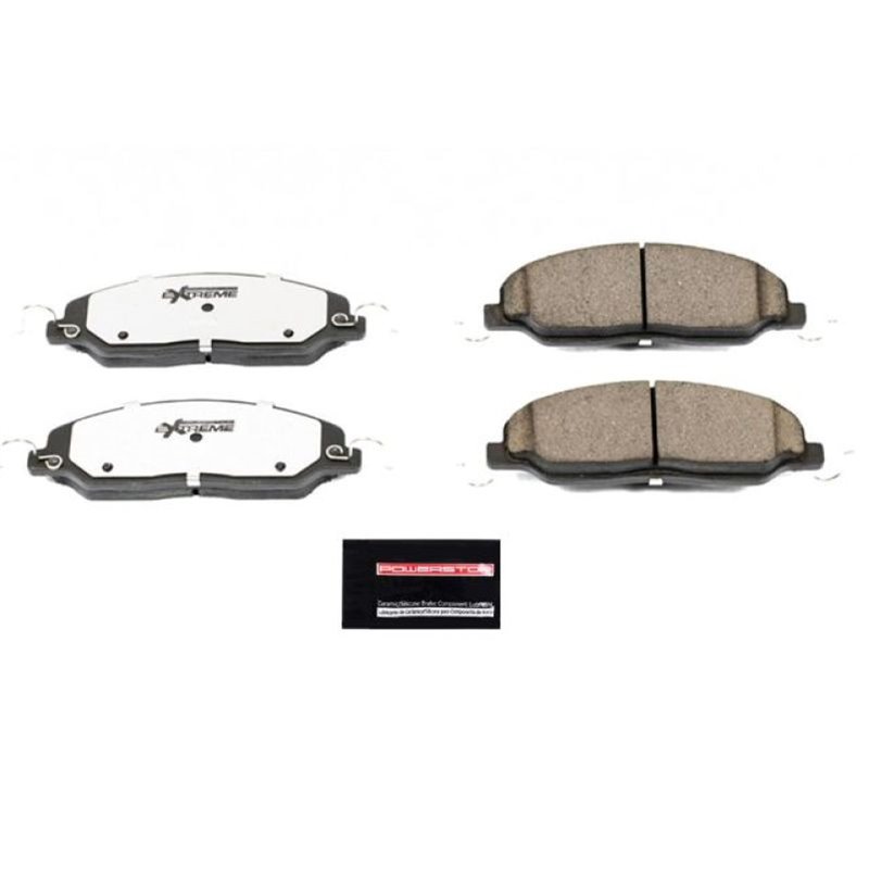 Power Stop 05-10 Ford Mustang Front Z26 Extreme Street Brake Pads w/Hardware