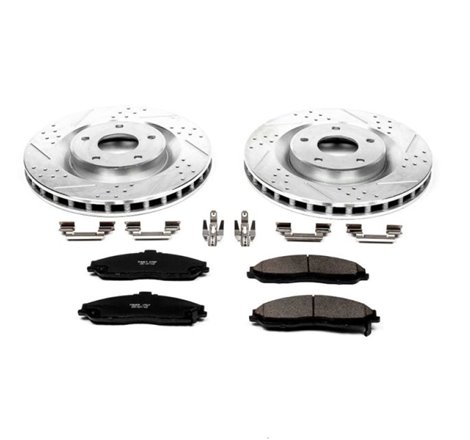 Power Stop 05-07 Cadillac XLR Front Z23 Evolution Sport Brake Kit