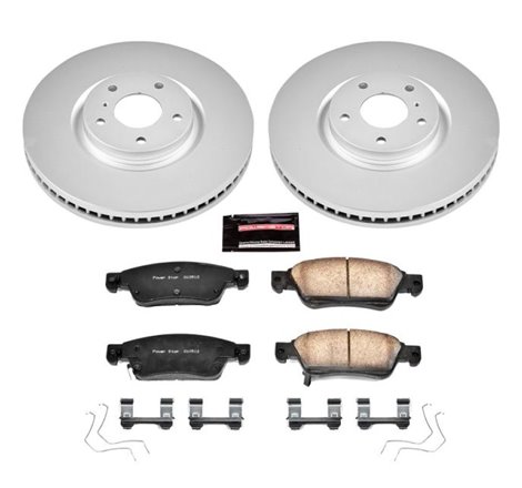 Power Stop 07-08 Infiniti G35 Front Z17 Evolution Geomet Coated Brake Kit