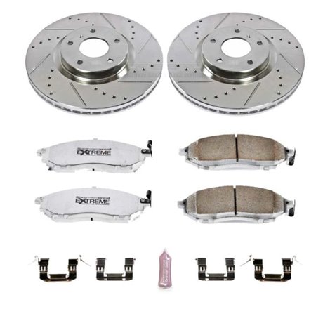 Power Stop 08-12 Infiniti EX35 Front Z26 Street Warrior Brake Kit