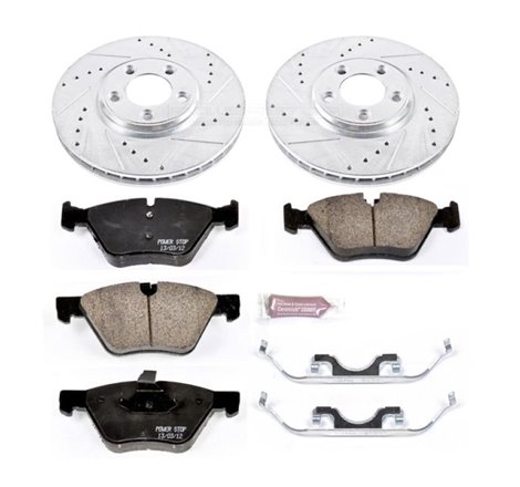 Power Stop 2005 Jaguar S-Type Front Z23 Evolution Sport Brake Kit