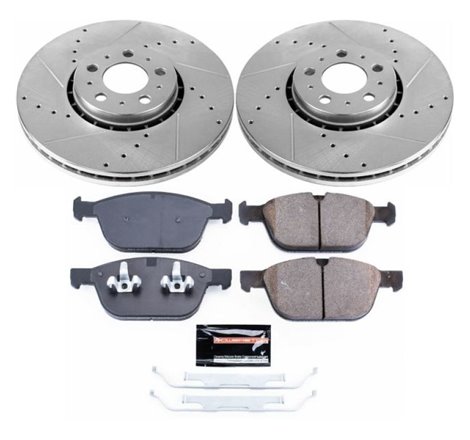 Power Stop 03-14 Volvo XC90 Front Z23 Evolution Sport Brake Kit