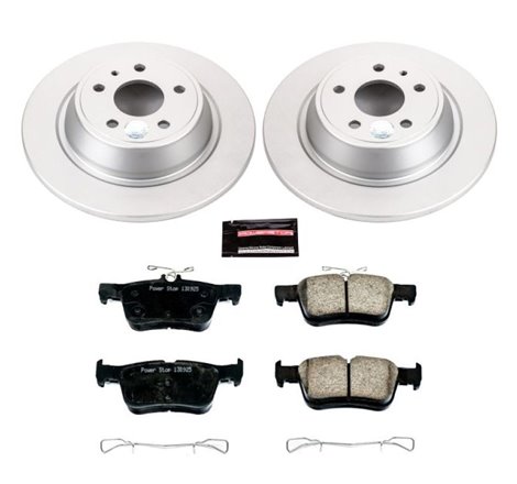 Power Stop 13-19 Ford Fusion Rear Z17 Evolution Geomet Coated Brake Kit