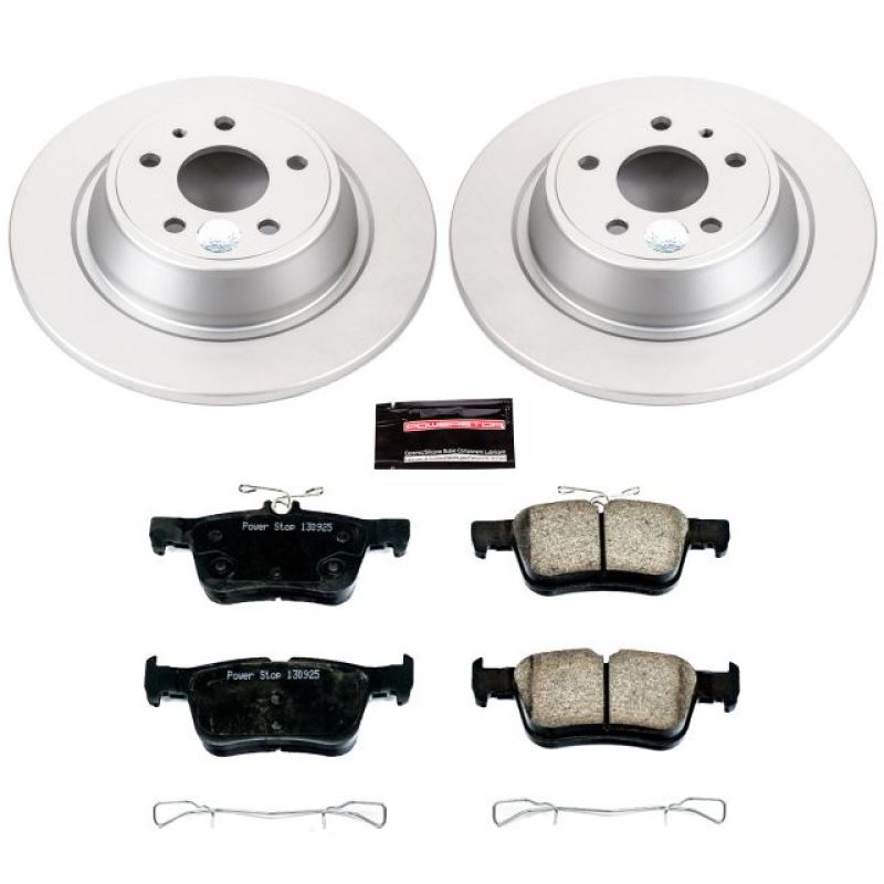 Power Stop 13-19 Ford Fusion Rear Z17 Evolution Geomet Coated Brake Kit