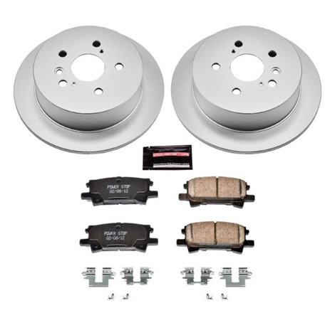 Power Stop 04-06 Lexus RX330 Rear Z17 Evolution Geomet Coated Brake Kit