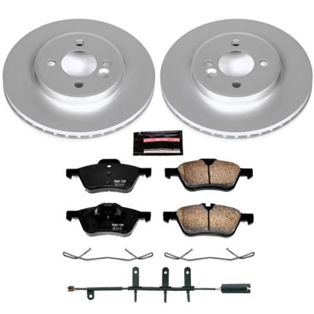 Power Stop 02-06 Mini Cooper Front Z23 Evolution Sport Coated Brake Kit