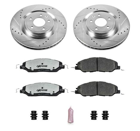 Power Stop 11-14 Ford Mustang Front Z26 Street Warrior Brake Kit