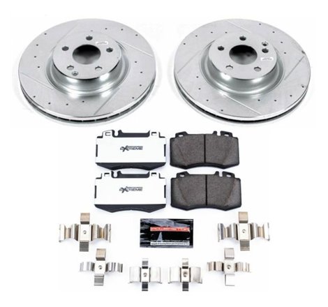 Power Stop 07-09 Mercedes-Benz E550 Front Z26 Street Warrior Brake Kit