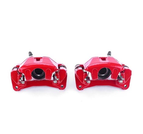 Power Stop 99-03 Lexus RX300 Rear Red Calipers w/Brackets - Pair