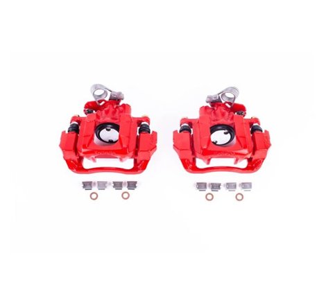 Power Stop 2009 Ford Flex Rear Red Calipers w/Brackets - Pair