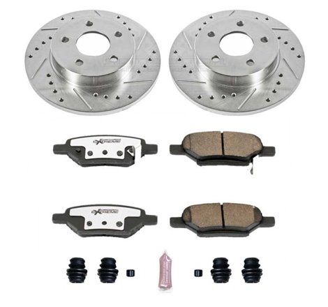 Power Stop 04-08 Chevrolet Malibu Front Z26 Street Warrior Brake Kit