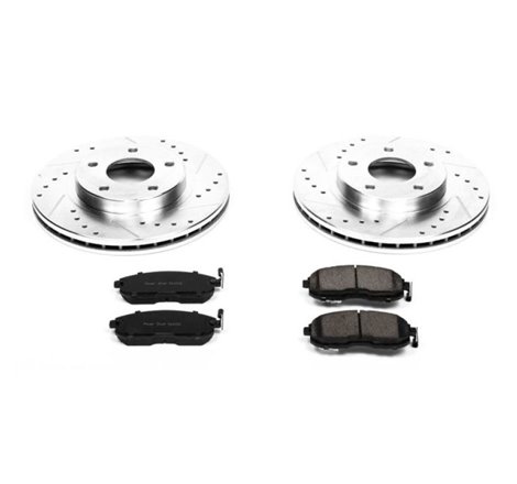 Power Stop 99-01 Nissan Maxima Front Z23 Evolution Sport Brake Kit